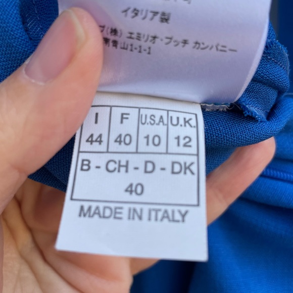 Emilio Pucci wool shift dress, size 10 (small) - Picture 8 of 9